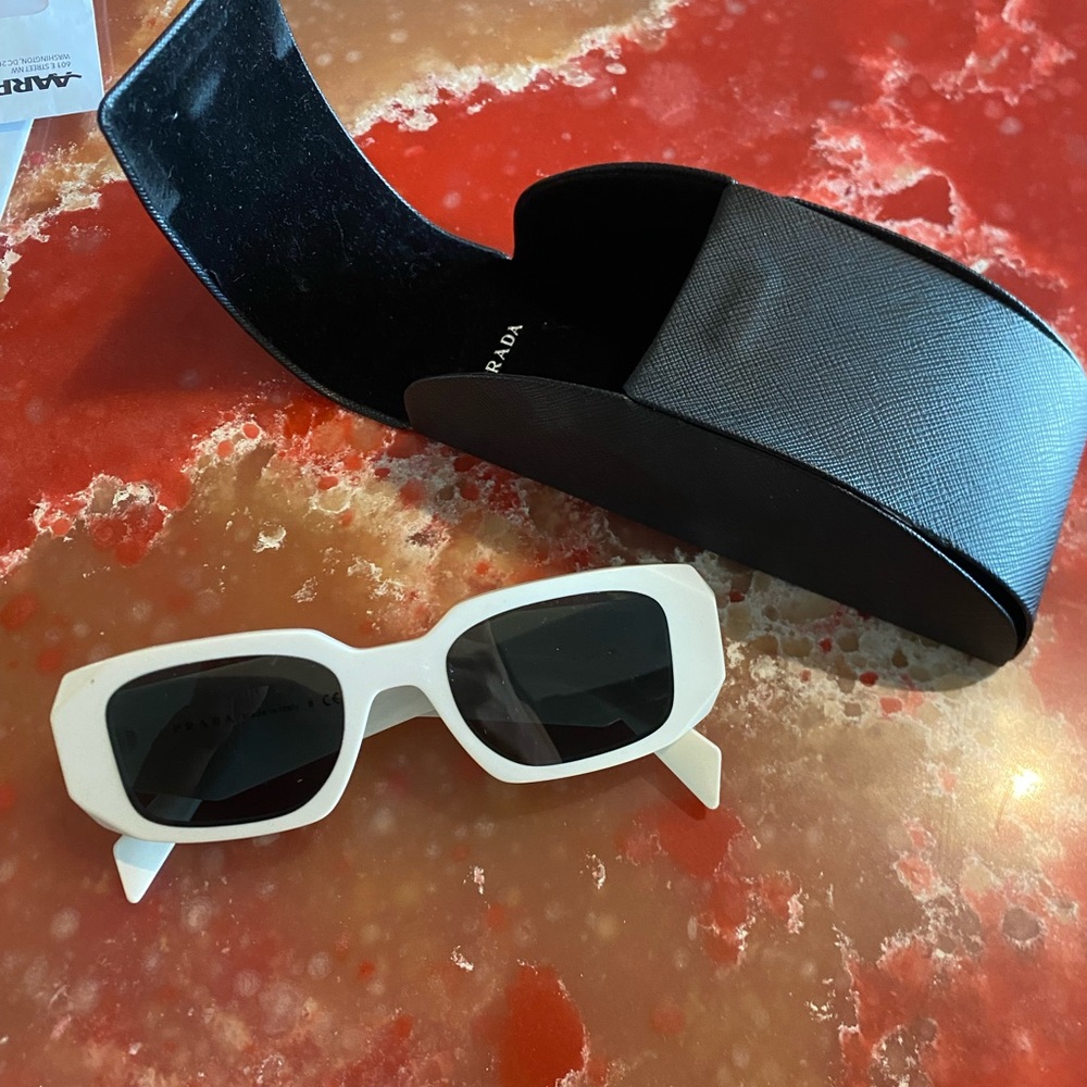 Prada rectangle sunglasses